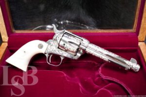 Unique Colt Engraving Sampler Single Action Army SAA .44 Special Revolver
