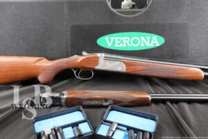 Verona Fausti Two Barrel Set 20/28GA Lightning Style O/U Shotgun Full Kit