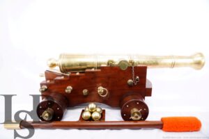 Very Rare 1 of 2 Karl J. Furr Arms Scaled Down Brass Cannon Cal 1.75"