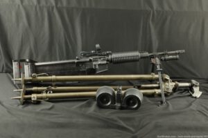 Very Rare Franklin Spade Grip AR15 Double Trigger MG34 TriPod Mounted Rifle