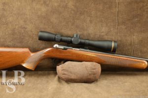 Vintage Browning T-Bolt 22LR 24” Straight Pull Bolt Action Rifle C&R, Scope