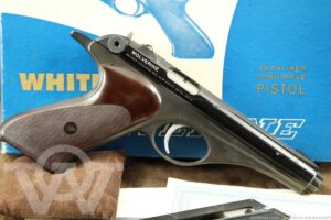 Vintage Whitney Wolverine 22 LR 4.5" Semi-Auto Pistol C&R w/ Box & Mag