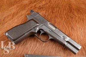WW2 German Marked Browning Hi-Power Semi Auto Pistol In 9mm, 1944 C&R