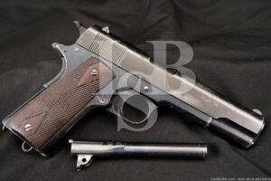 WWI 1918 British Royal Air Force Colt Government Model 1911 .455 Pistol C&R