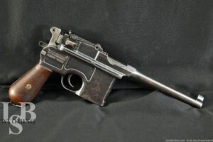 WWI Austrian Mauser C96 Broomhandle .30 7.63x25mm Semi-Auto Pistol 1915 C&R