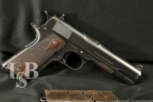 WWI Colt Model of 1911 U.S. Army .45 ACP Semi-Automatic Pistol, 1914 C&R
