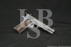 WWI Colt Model of 1911 U.S. Army .45 ACP Semi-Automatic Pistol, 1918 C&R