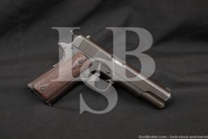 WWI Colt Model of 1911 U.S. Army .45 ACP Semi-Automatic Pistol, 1918 C&R