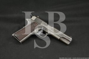 WWI Colt Model of 1911 U.S. Army .45 ACP Semi-Automatic Pistol, 1918 C&R
