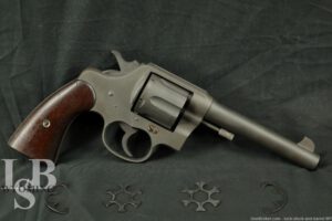 WWI Colt New Service Model 1917 US Army .45 ACP Military Revolver, 1919 C&R