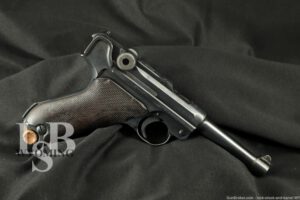 WWI German DWM P.08 9mm Luger Military Semi-Automatic Pistol, MFD 1916 C&R