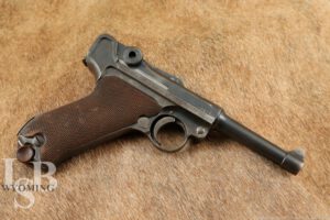 WWI German Erfurt P08 Luger .9mm Semi Automatic Pistol MFD 1917 C&R