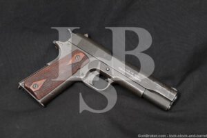 WWI Remington UMC Model of 1911 US Army .45 ACP Semi-Auto Pistol, 1918 C&R