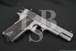WWI US Colt Model of 1911 U.S. Army .45 ACP Semi-Automatic Pistol, 1914 C&R