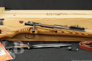 WWII German K98 Mauser byf 1944 Display Crate 8mm Bolt Action Rifle C&R