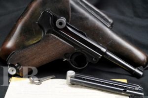WWII German Mauser P.08 42 Code 9mm Luger Semi-Automatic Pistol, 1940 C&R