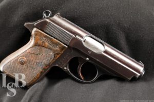 WWII German Police Walther Model PPK 7.65mm Semi-Automatic Pistol, 1941 C&R