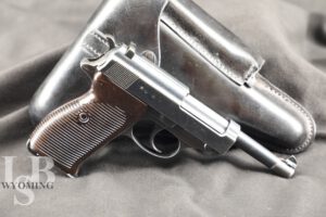 WWII German Spreewerke cyq P.38 9mm Semi-Automatic Pistol, 1943 C&R