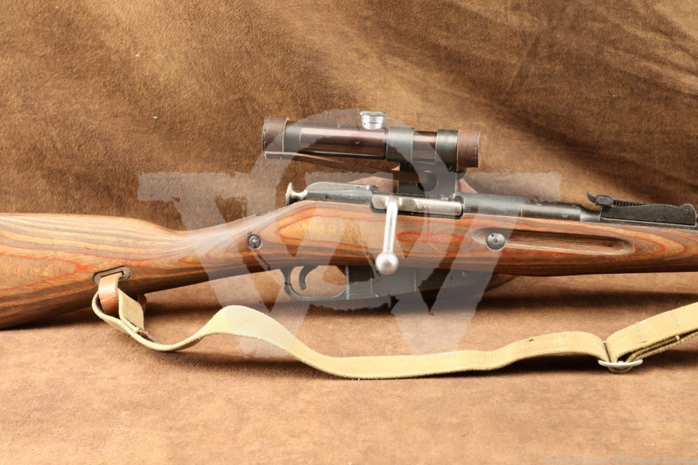 WWII Izhevsk Mosin Nagant PU Sniper 7.62x54R Bolt-Action Rifle MFD 1943 C&R