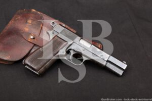 WWII Nazi Marked FN P35 M1935 Hi Power Fixed Sight 9mm Semi-Auto, 1943 C&R