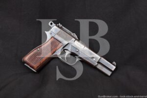 WWII Nazi Marked FN P35 M1935 Hi Power Tangent Sight 9mm Semi-Auto 1942 C&R
