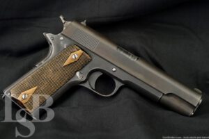 WWII Occupied Norwegian M-1914 Kongsberg Colt 11.25mm Semi-Auto Pistol, C&R