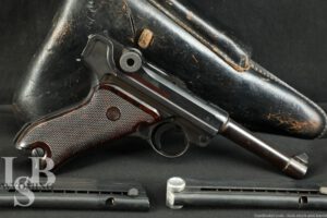 WWII Russian Capture German Mauser Luger P.08 9mm Semi-Automatic Pistol C&R