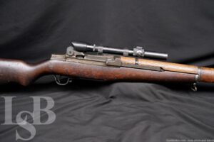 WWII Springfield M1C Garand Sniper .30-06 Semi Auto Rifle M82 Scope C&R