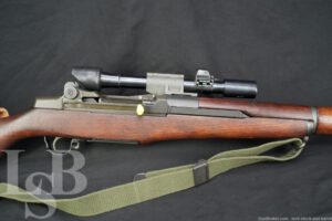 WWII Springfield M1D Garand Sniper M84 Scope .30-06 Semi Auto Rifle C&R