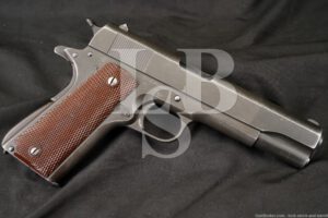 WWII U.S. Colt Model 1911-A1 M1911A1 .45 ACP Semi-Automatic Pistol 1942 C&R