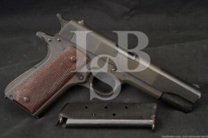 WWII U.S. Colt Model 1911-A1 M1911A1 .45 ACP Semi-Automatic Pistol 1945 C&R