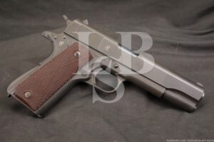WWII U.S. Colt Model 1911A1 .45 ACP Semi-Automatic Pistol, 1943 C&R