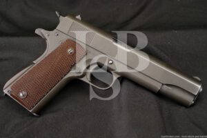 WWII US Army Colt 1911A1 1911-A1 .45 ACP Semi-Automatic Pistol, 1943 C&R