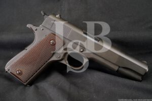 WWII US Army Colt 1911A1 1911-A1 .45 ACP Semi-Automatic Pistol, 1944 C&R