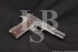 WWII US Colt Model 1911A1 1911-A1 RIA .45 ACP Semi-Auto Pistol, 1943 C&R