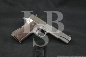 WWII US Remington Rand 1911A1 1911-A1 .45 ACP Semi-Auto Pistol, 1944 C&R