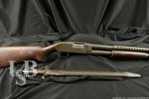 WWII US Winchester Model 12 20" Trench 12 GA Pump Action Shotgun, 1945 C&R