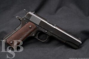 WWII Union Switch & Signal US&S 1911-A1 US Army .45 ACP Pistol, 1943 C&R