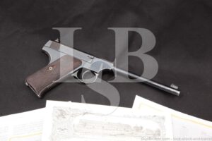 1 of 100 Camp Perry Colt .22 Automatic Pre-Woodsman Pistol, MFD 1918 C&R