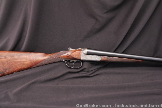 William Evans From Purdey 12 Ga. SxS Shotgun Engraved Side by Side, 63 Pall Mall, London William Evans From Purdey 12 Ga. SxS Shotgun Engraved Side by Side, 63 Pall Mall, London