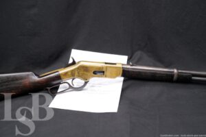 Winchester 1866 3rd Model Carbine SRC .44 Henry Lever Rifle, 1877 Antique