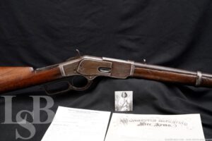 Winchester 1873 1st Model SRC .44-40 WCF Lever Rifle & Letter, 1874 Antique