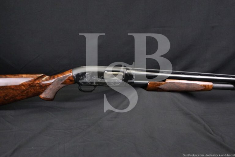 Winchester Model 12 1912 Engraved Pigeon Upgrade 12 Ga. Pump Action ...