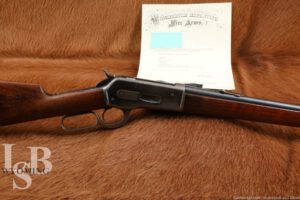 Winchester Model 1886 1/2 Mag Shotgun Butt .33 WCF Lever Rifle, 1909 C&R