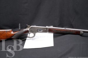 Winchester Model 1886 1/2 Magazine Checkered .38-56 Lever Rifle, Antique