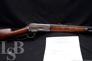 Winchester Model 1886 26" Octagonal .38-70 WCF Lever Rifle, 1895 Antique