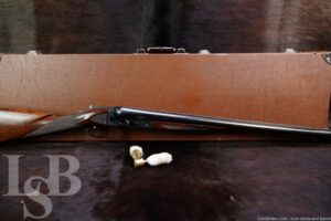 Winchester Model 21 12 GA 30" SxS Shotgun Case & Letter, 1946 C&R