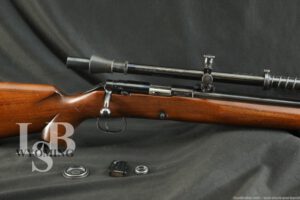 Winchester Model 52 .22 LR Bolt Action Target Rifle Lyman Scope, 1954 C&R