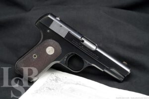 Yokohama Specie Bank Tokyo Japan Colt Model 1903 Pocket Hammerless & Letter