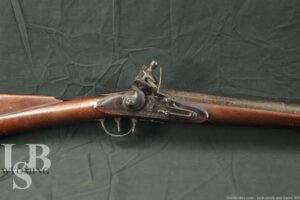 Antique 19th Century American Blunderbuss Flintlock Musket, War of 1812